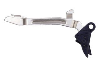 Aluminum hybrid trigger for Gen 5 Glock handguns.